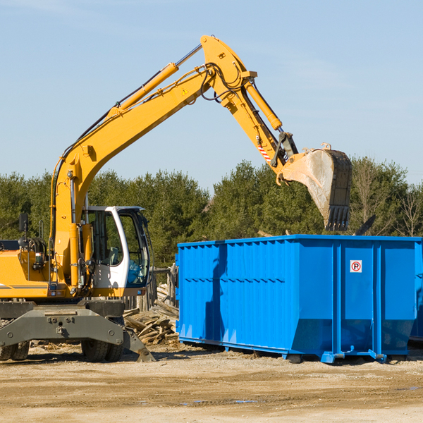 what happens if the residential dumpster is damaged or stolen during rental in Bloomington